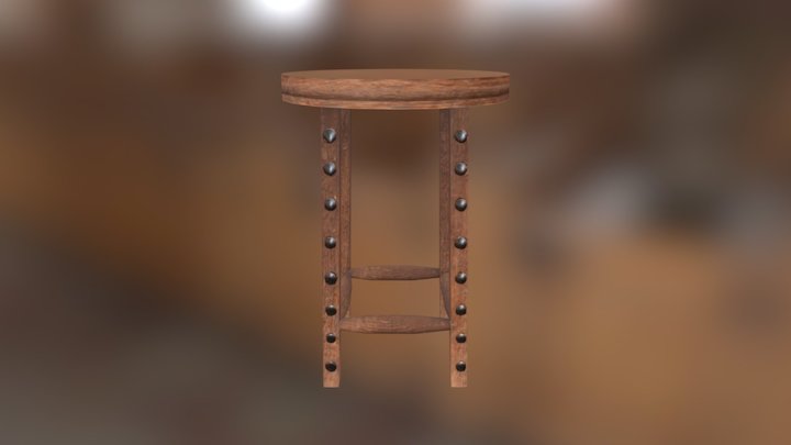 Stool 3D Model