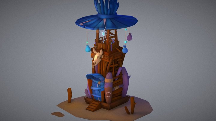 Shaman's house 3D Model