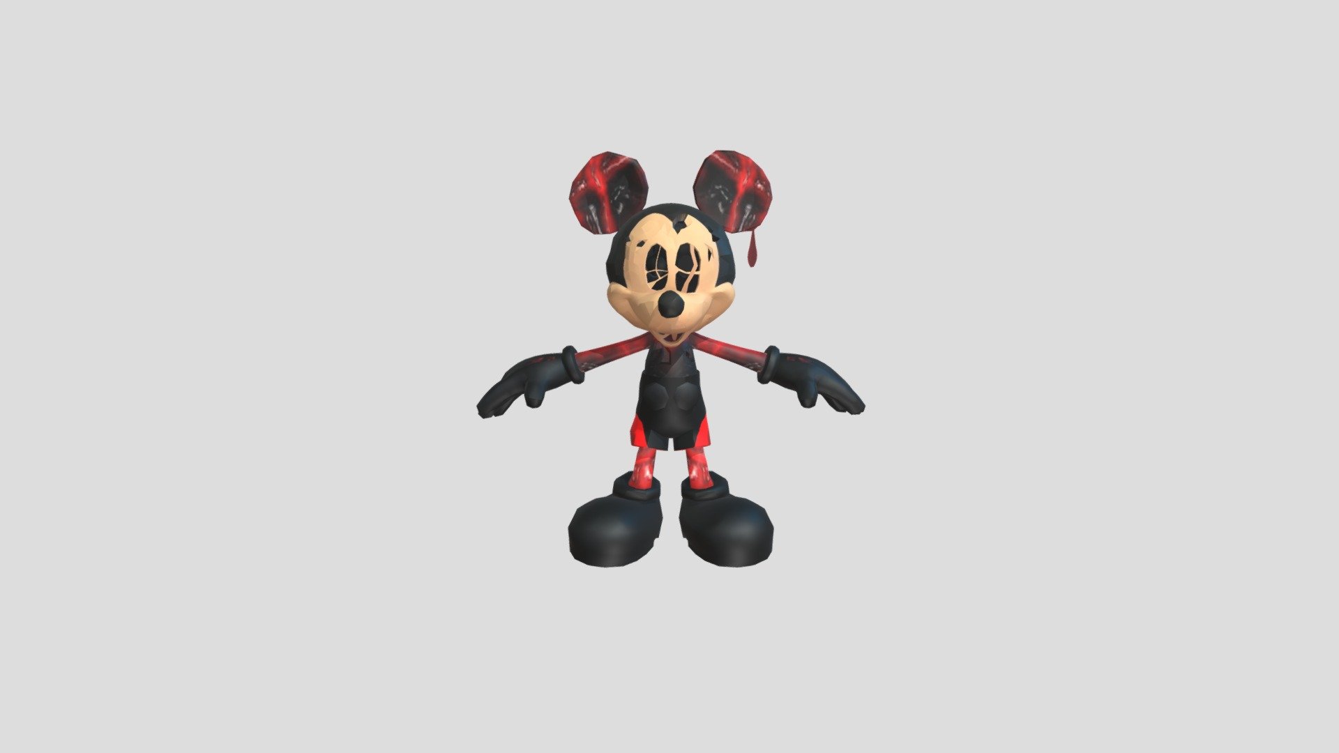 Mickey Mouse - Download Free 3d Model By Nachig [912831b] - Sketchfab