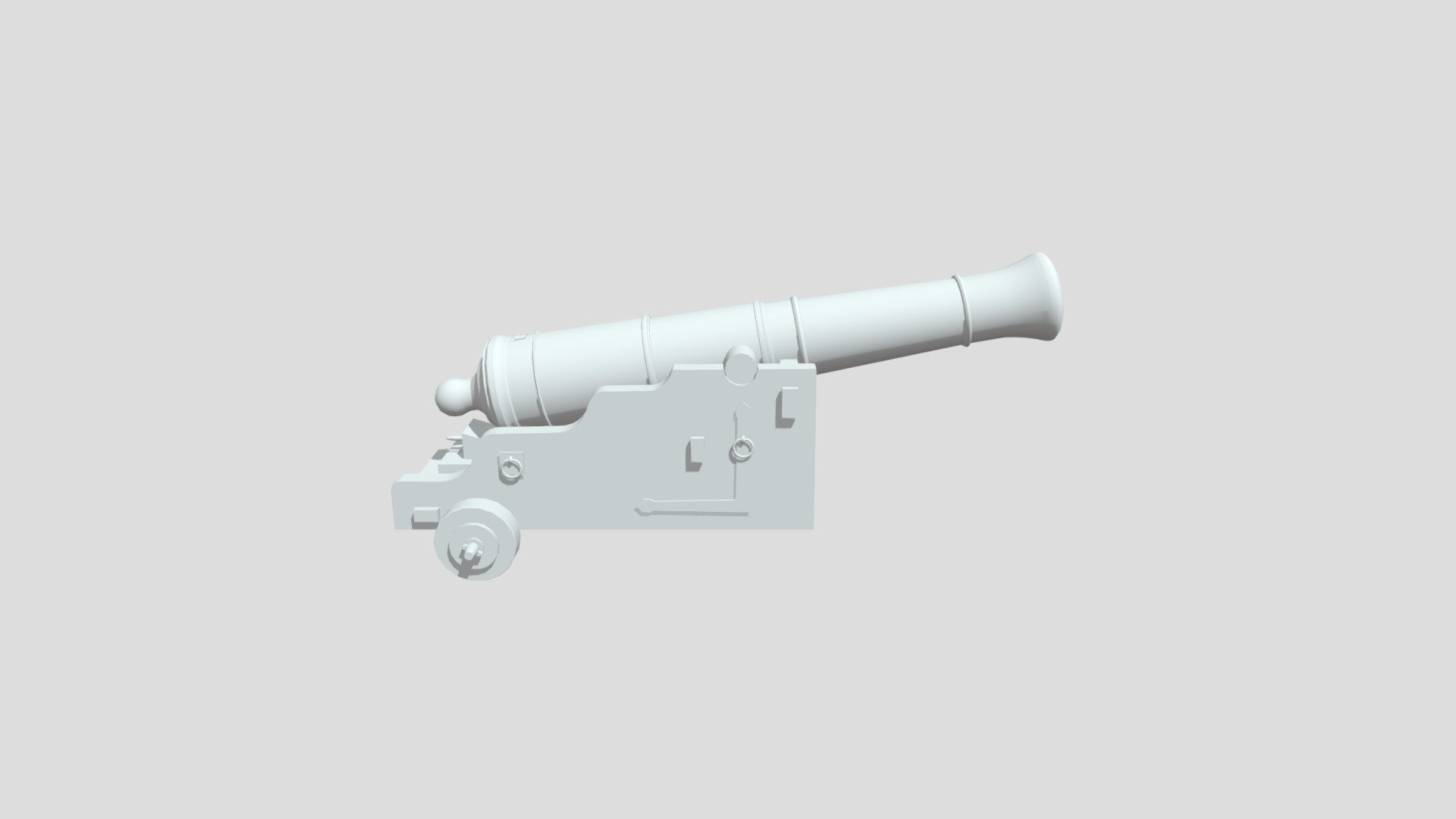 Cannon Low Poly