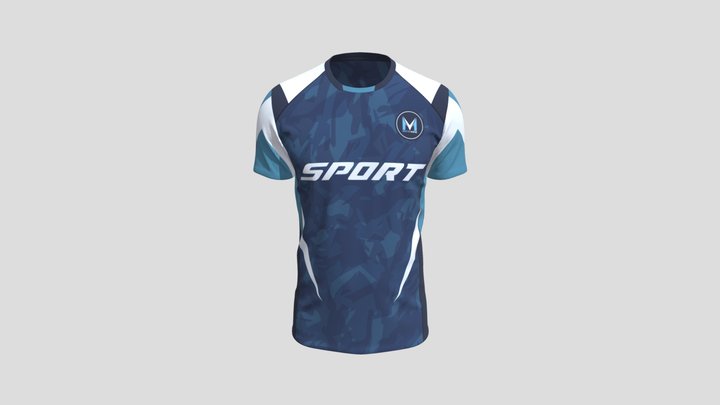 SOCCER JERSEY-MAN-ITEMCODE (4008) 3D VIRTUAL 3D Model