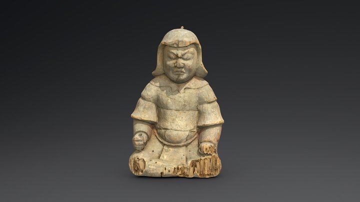 大将軍神像 4号像 （旦椋神社） 3D Model