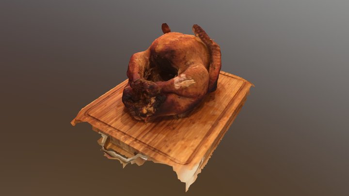Thanksgiving Turkey 2015 3D Model