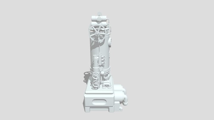 Steampunk machine 3D Model
