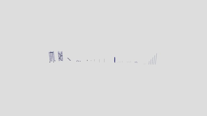 Manar Alomran Staircase System | 3D Model 3D Model