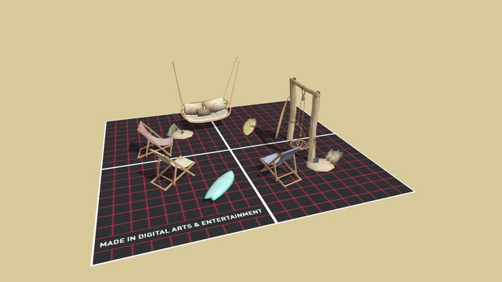 DAE 5 Finished props - By the ocean 3D Model