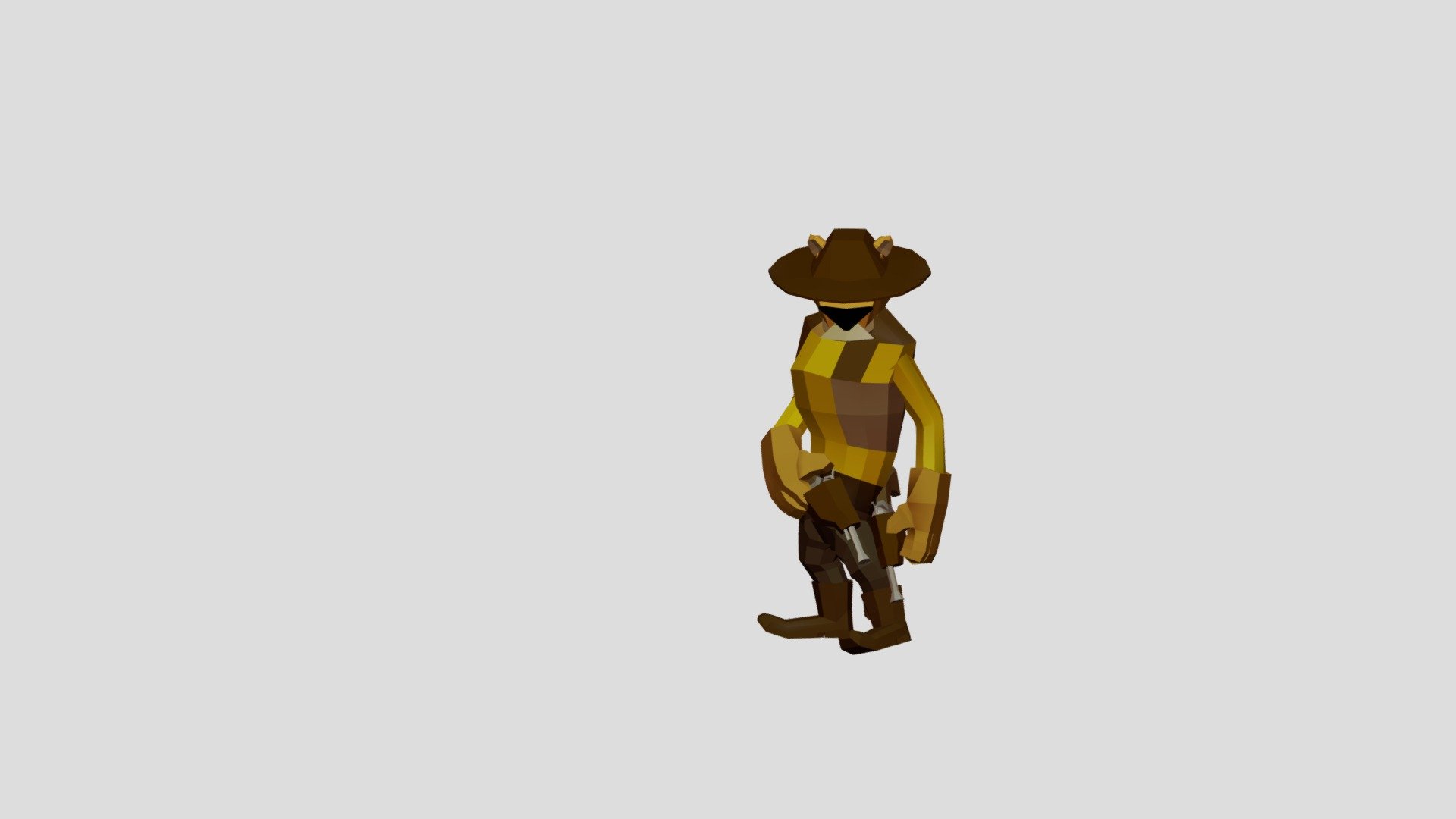 Sheriff Albert Lión (LowPoly)