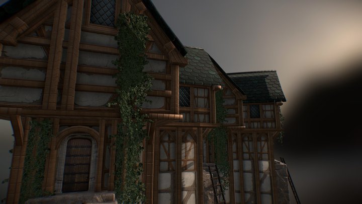 Medieval house h1 (Annielihta) 3D Model