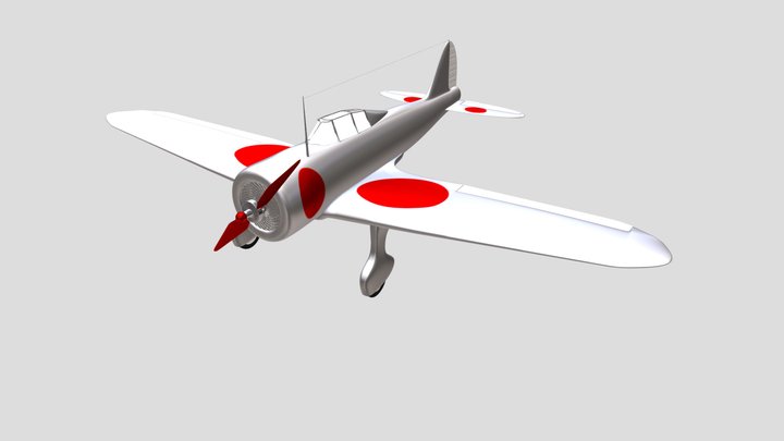 Nakajima KI-27 3D Model