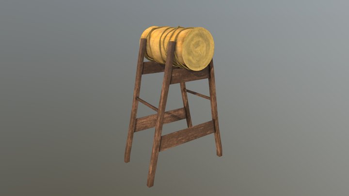 SM_ArcheryTarget 3D Model