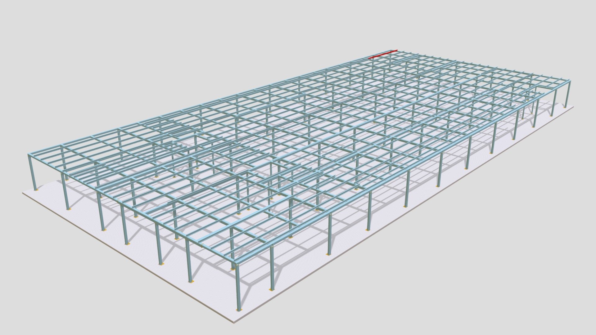 ESTRUTURA METÁLICA DE SUPORTE DE FORRO - 3D model by proeng (@alex ...