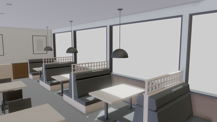 cafe_[interior] 3D Model