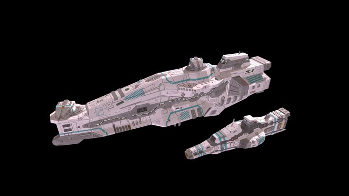 HWRM Taiidan Republic Mod - Destroyer 3D Model