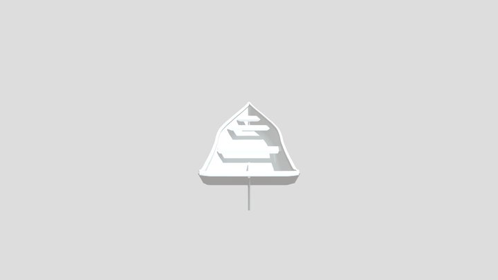 The Row Boat 3D Model