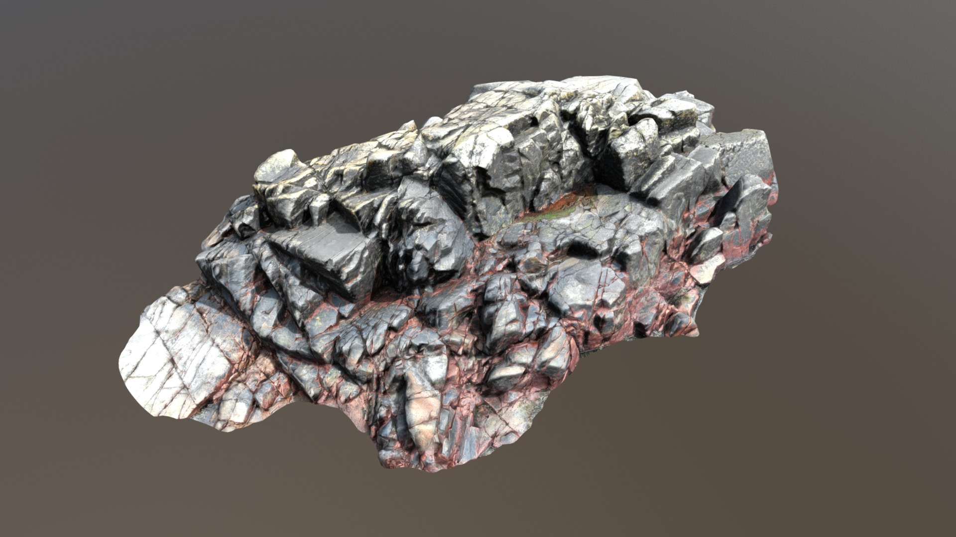 3D model Nature Rock Cliff B2 - This is a 3D model of the Nature Rock Cliff B2. The 3D model is about a close-up of a diamond.