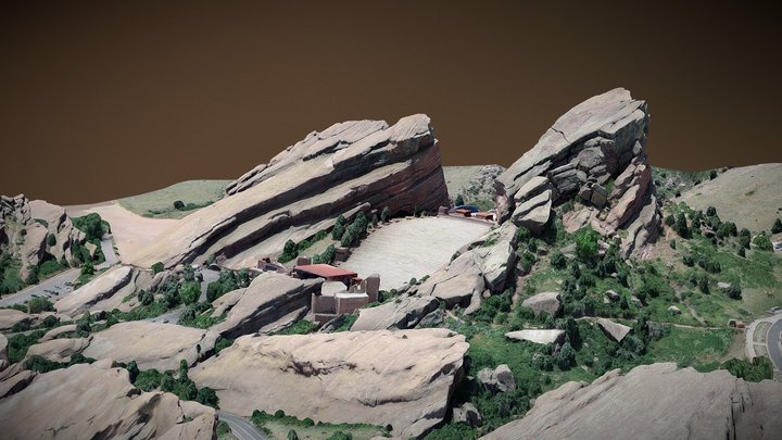 Red Rocks Ampitheatre 3D Model
