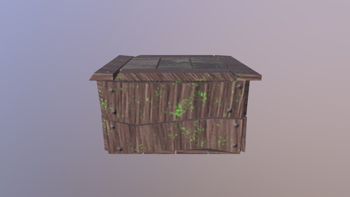 Shrek House Crate FBX 3D Model