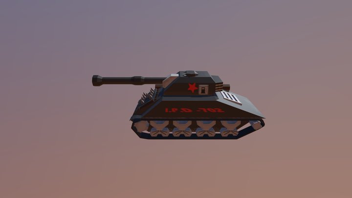 Tanque de Guerra 3D Model