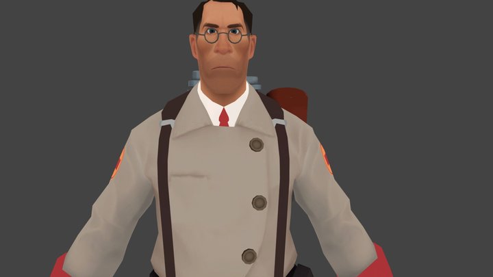 Medic TF2 3D Model