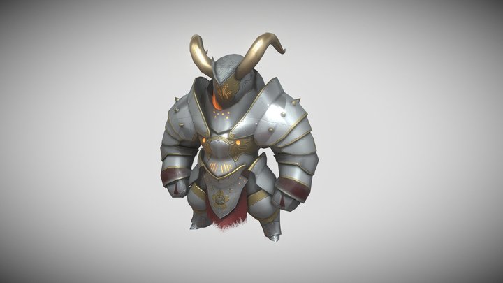 2- Chunky knight 3D Model