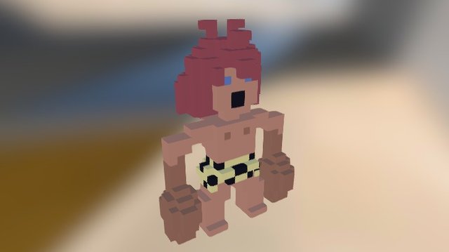 Cave Man 3D Model