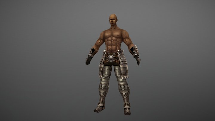 Tough Man 3D Model