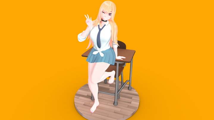 Marin Kitagawa 3D Print 3D Model
