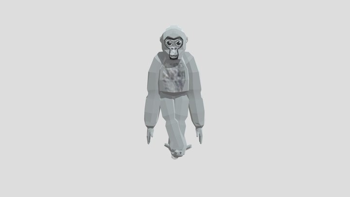 Gorilla Tag IK Rig Legs 3D Model