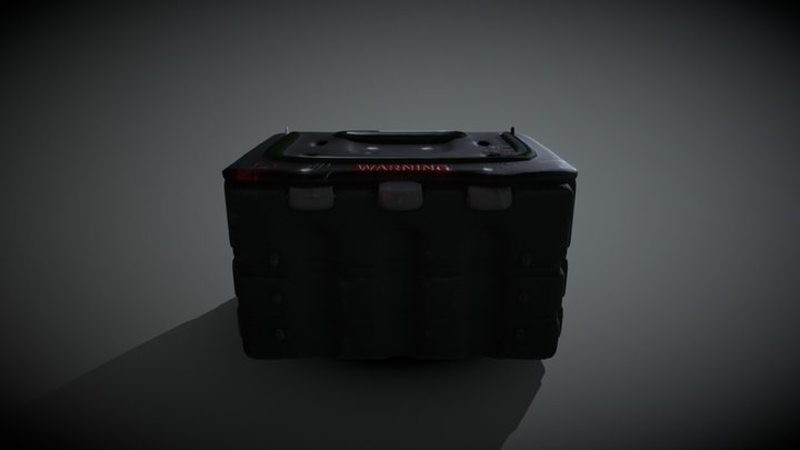 Weapon Box Opening 3D Model