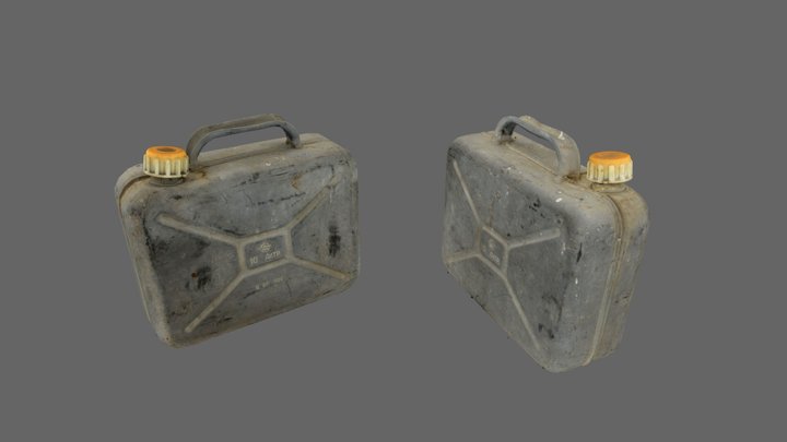 Scan of old soviet gasoline canister 3D Model