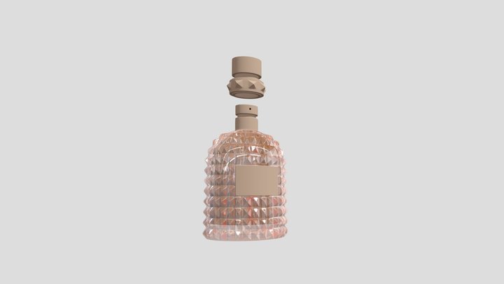 Valentino Uomo Perfume Bottle 3D Model