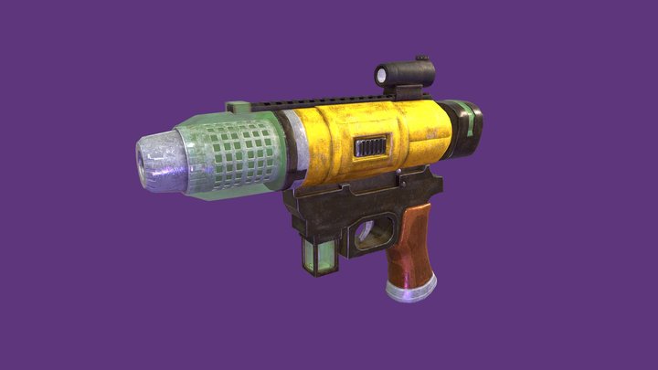SM_FurtureGun 3D Model