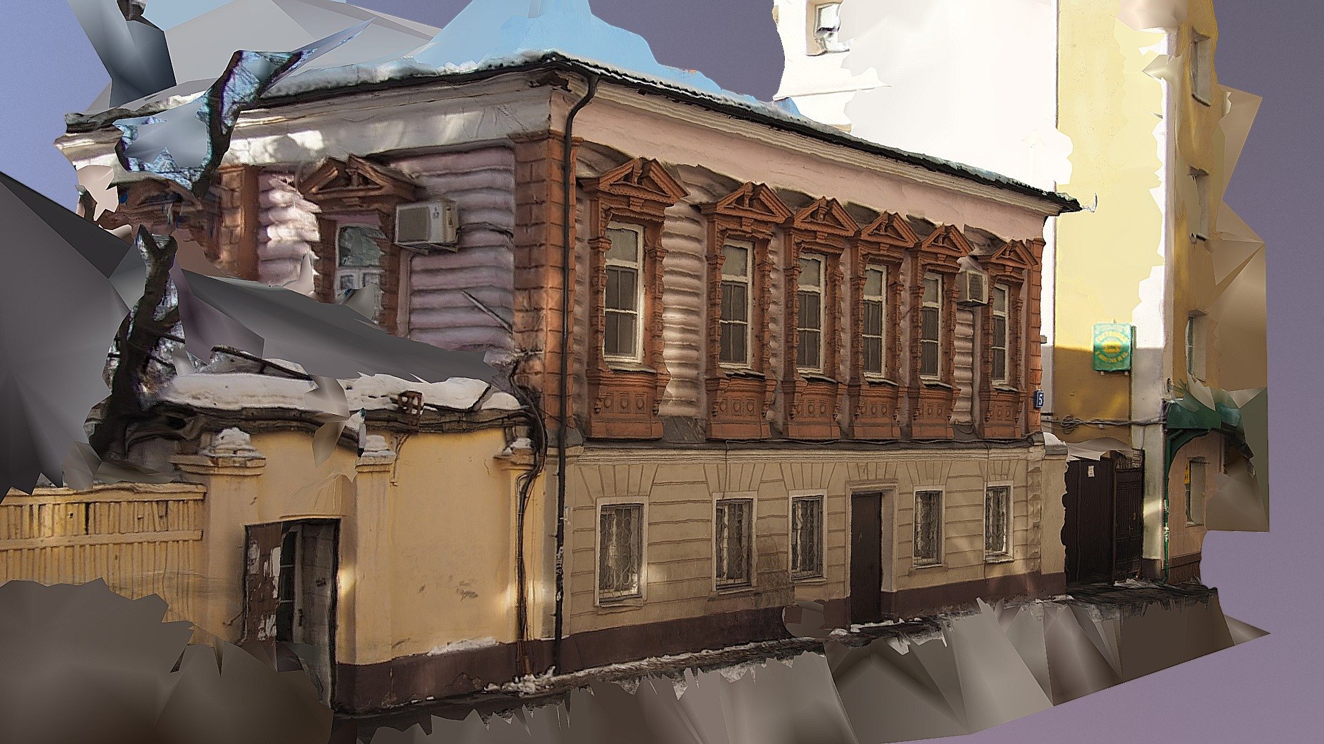 Moscow wooden hut Elektrozavodskaya