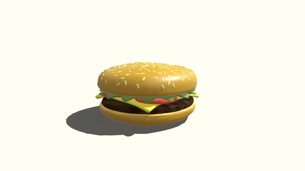 Hamburger 3D Model