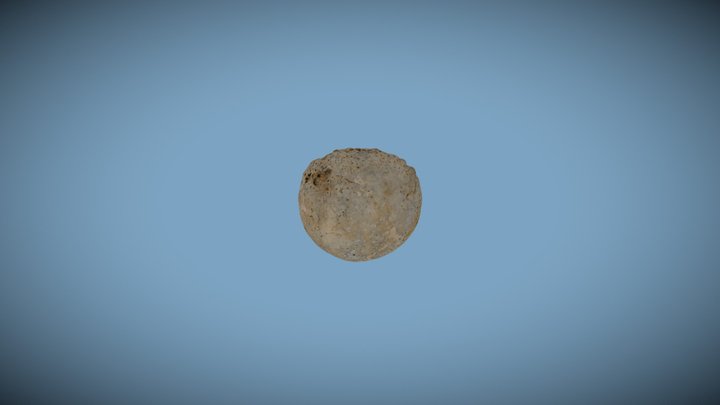 Proyectil Piedra 3D Model