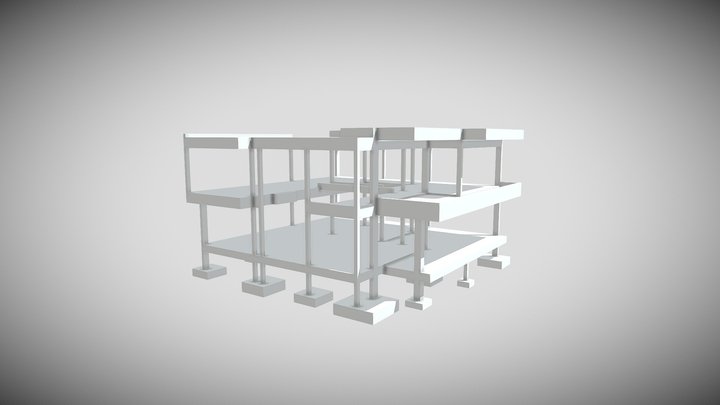 Projeto Estrutural T & F 3D Model