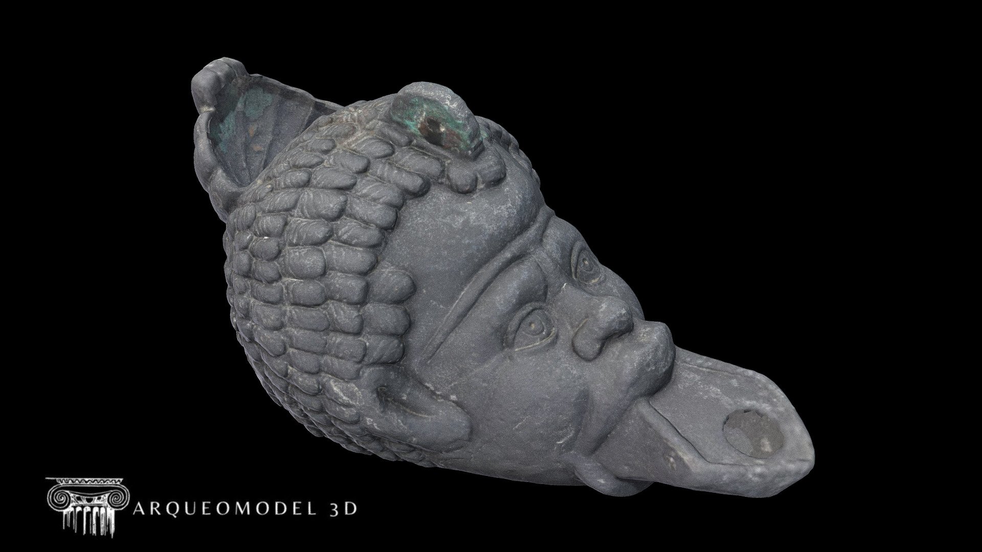 ROMAN OIL LAMP FIGURATIVE - TARRACO