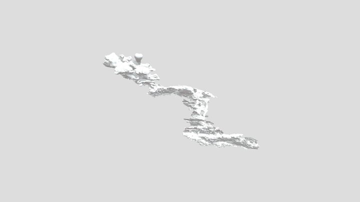 Fuente del Salín - palaeolithic Reconstruction 3D Model