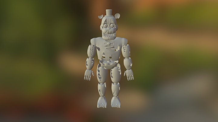 FNAF 4 freddy 3D Model