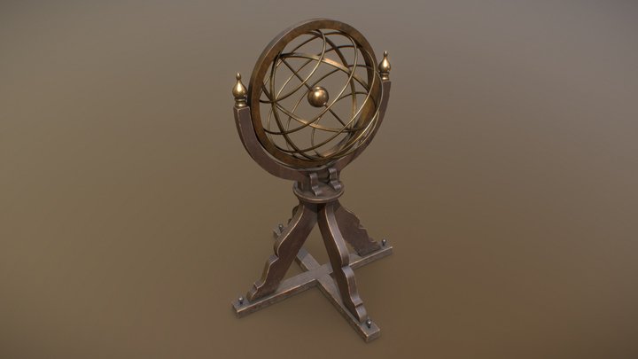 Armillary Sphere 3D Model