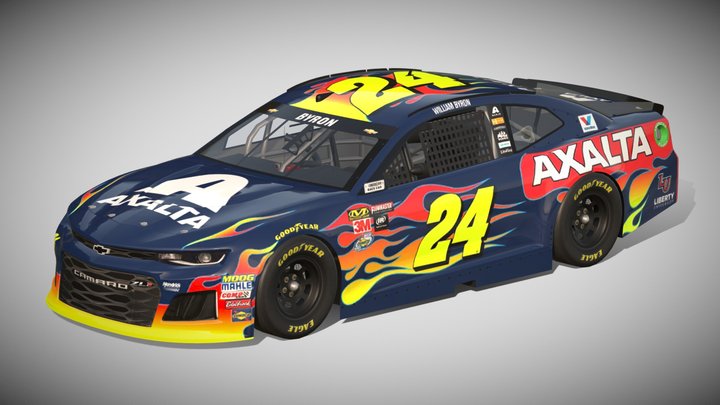 2018 Chevrolet Camaro NASCAR – Modelo 3D gratuito STL