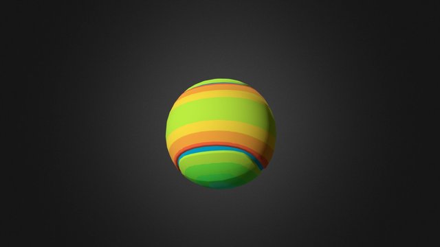 #SelfieTennis - Example Ball 3 3D Model