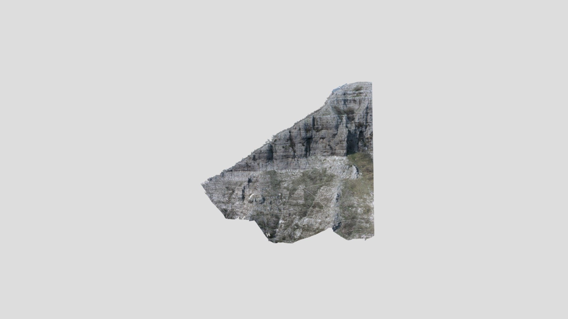 Vertical fractures in carbonates