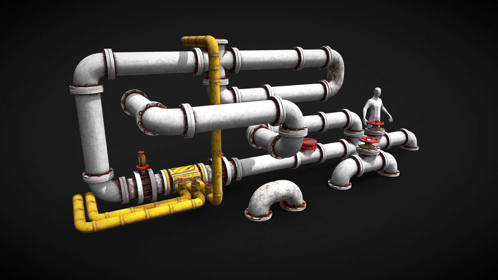 modular_pipes Download Free 3D model by TomasLA [913e85c] Sketchfab
