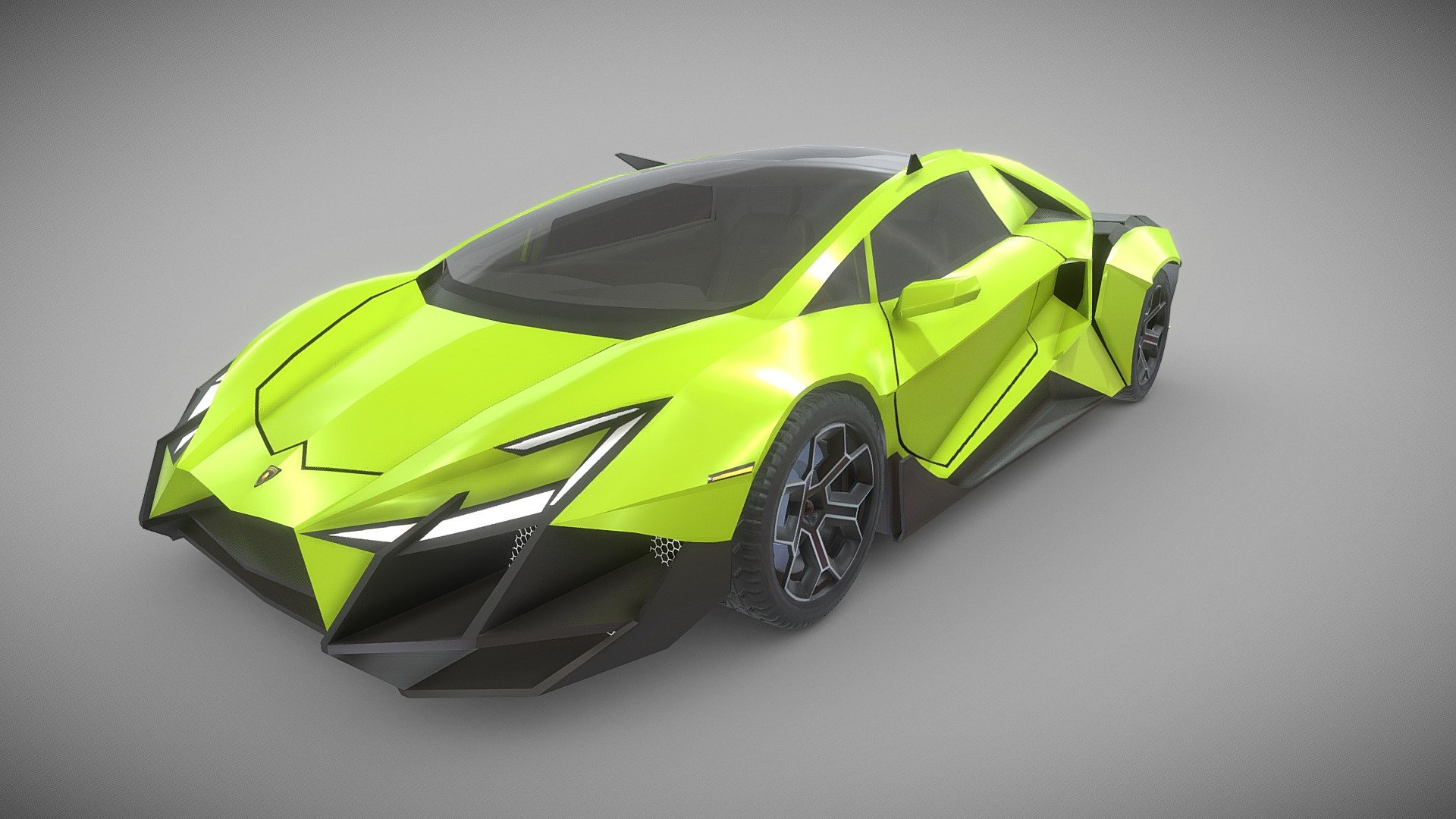 Lamborghini Forsennato - Buy Royalty Free 3D model by PixGrinder ...