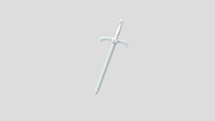Knight Sword 3D Model