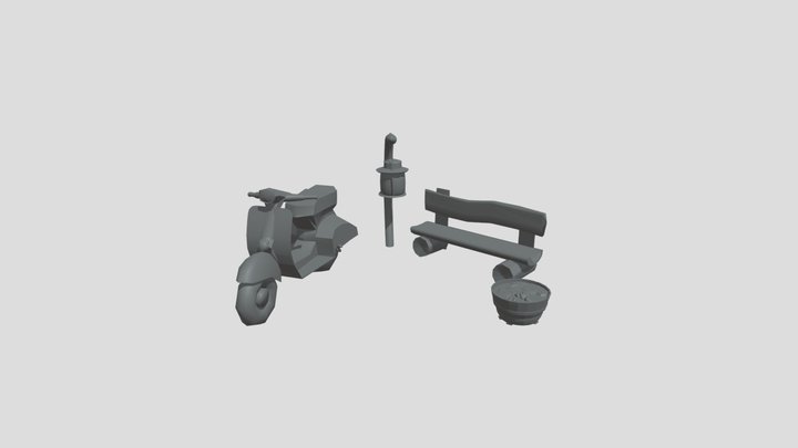 5hard props 3D Model