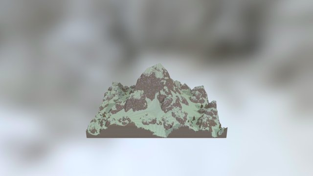 Tundra - Another Worldpainter + Worldmachine 3D Model
