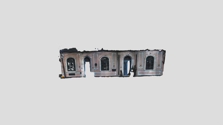 Edificio en Pichincha entre Brown y Güemes 3D Model