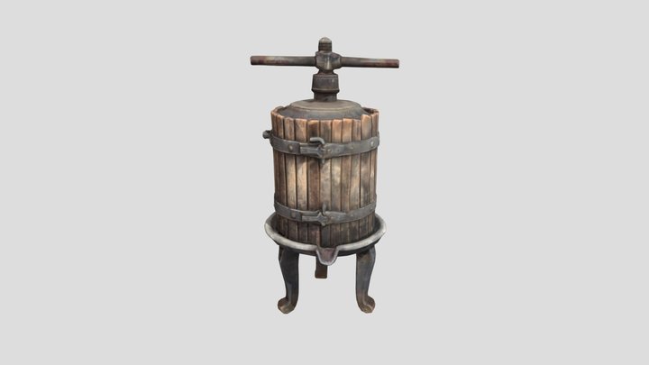 Wine press – Free 3D Model STL